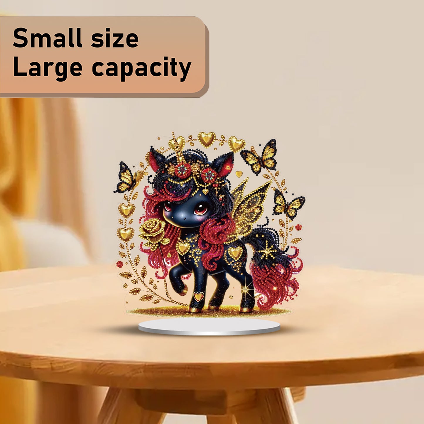 DIY Diamond Painting Double Sided Ornaments Kit for All Ages (Unicorn)