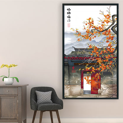 Good Fortune At Hand - 11CT Stamped Cross Stitch 70*130CM (Mona Lisa Brand Silk)