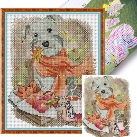 Schinagi - 14CT Stamped Cross Stitch 31*38CM(Joy Sunday)