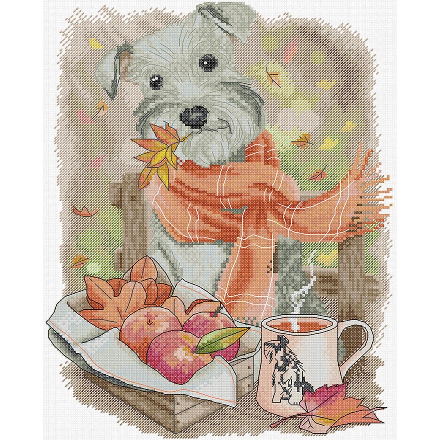 Schinagi - 14CT Stamped Cross Stitch 31*38CM(Joy Sunday)