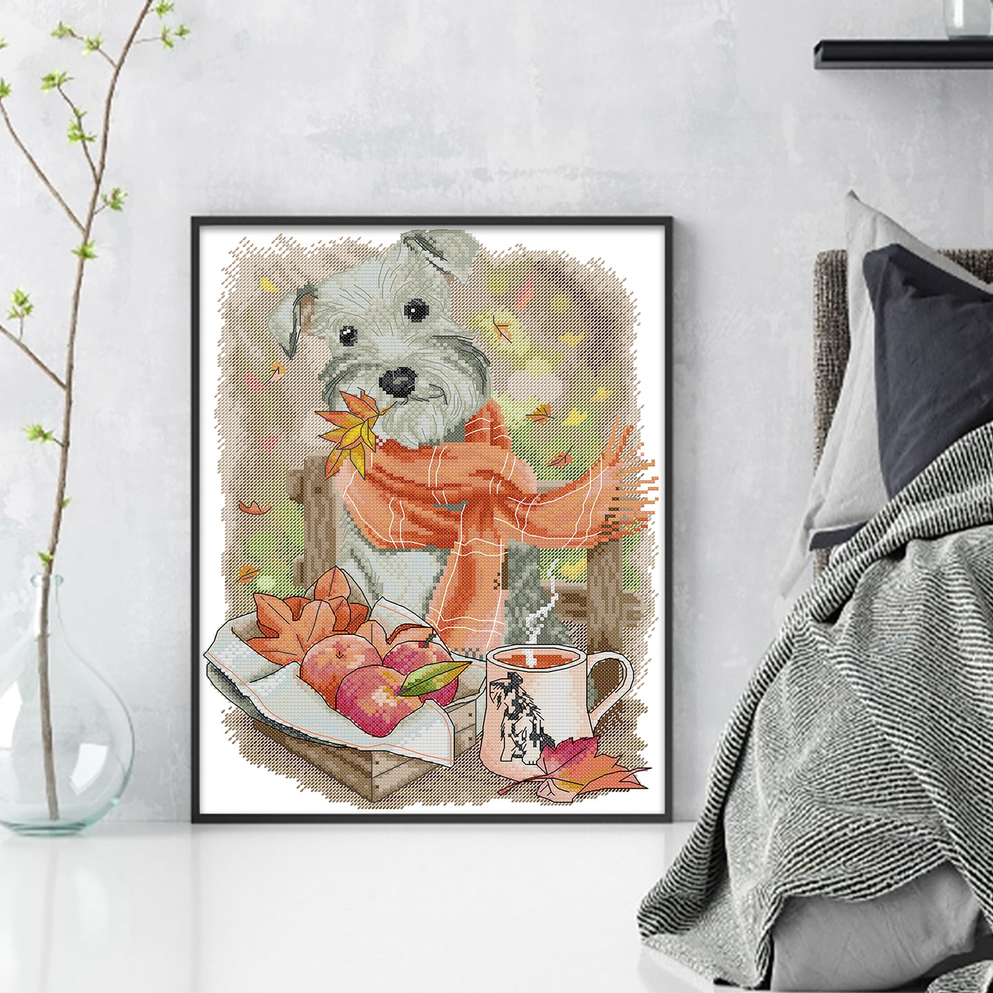 Schinagi - 14CT Stamped Cross Stitch 31*38CM(Joy Sunday)