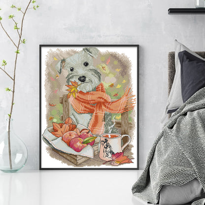 Schinagi - 14CT Stamped Cross Stitch 31*38CM(Joy Sunday)