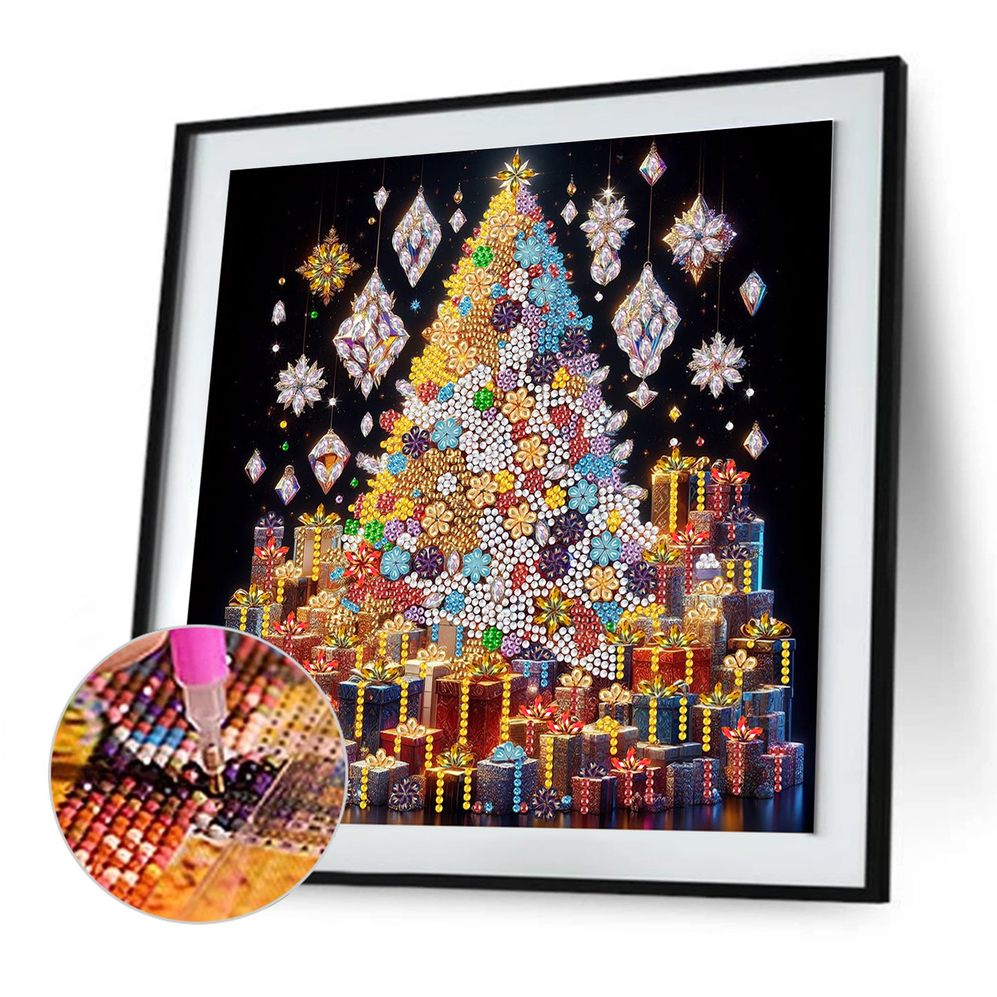 Christmas Tree - Special Shaped Drill Diamond Painting 30*30CM