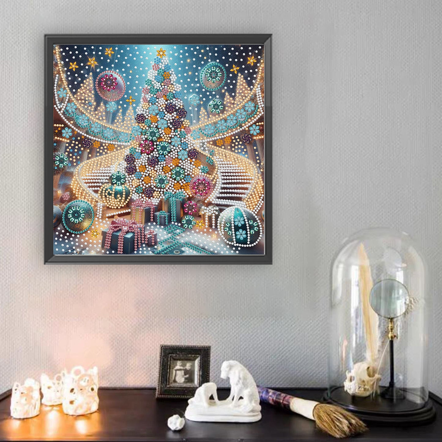 Christmas Tree - Special Shaped Drill Diamond Painting 30*30CM