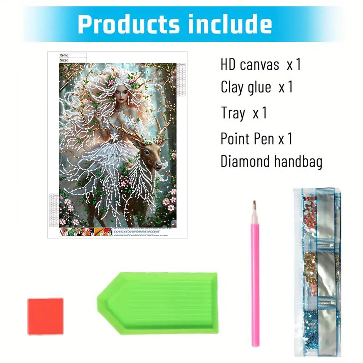 Forest Fairy Beauty - Special Shaped Drill Diamond Painting 30*40CM