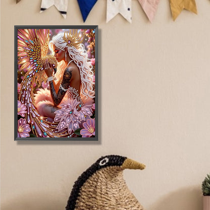 Forest Fairy Beauty - Special Shaped Drill Diamond Painting 30*40CM