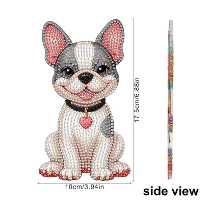 2D Flat DIY Dog Acrylic Shaking Head Diamond Painting Tabletop Ornaments Kit
