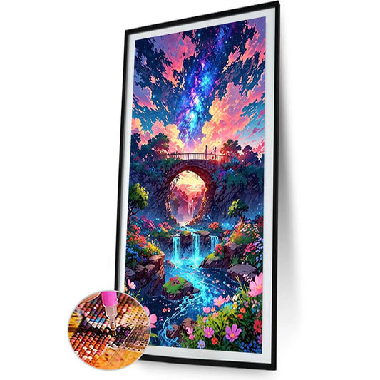 Landscape - Full Round Drill Diamond Painting 40*70CM