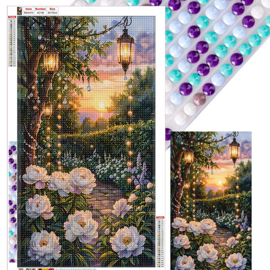 Flower - Full Round Drill Diamond Painting 40*70CM