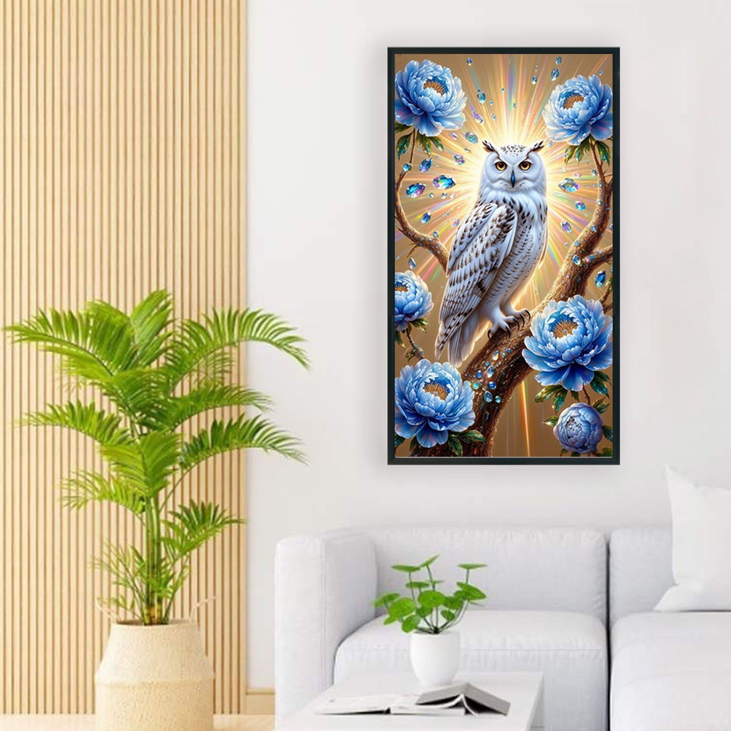 Owl - Full Round Drill Diamond Painting 40*70CM