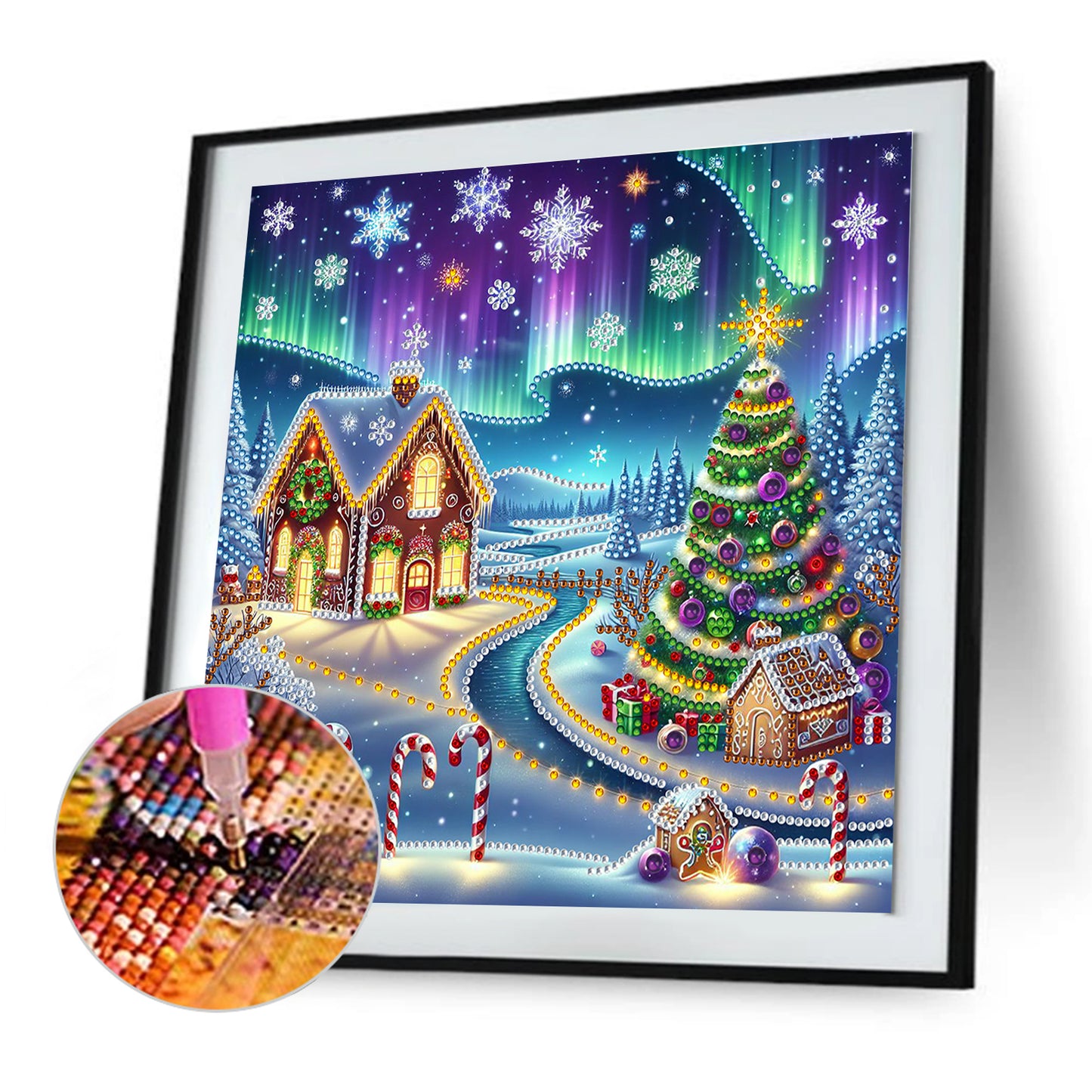Christmas House - Special Shaped Drill Diamond Painting 30*30CM