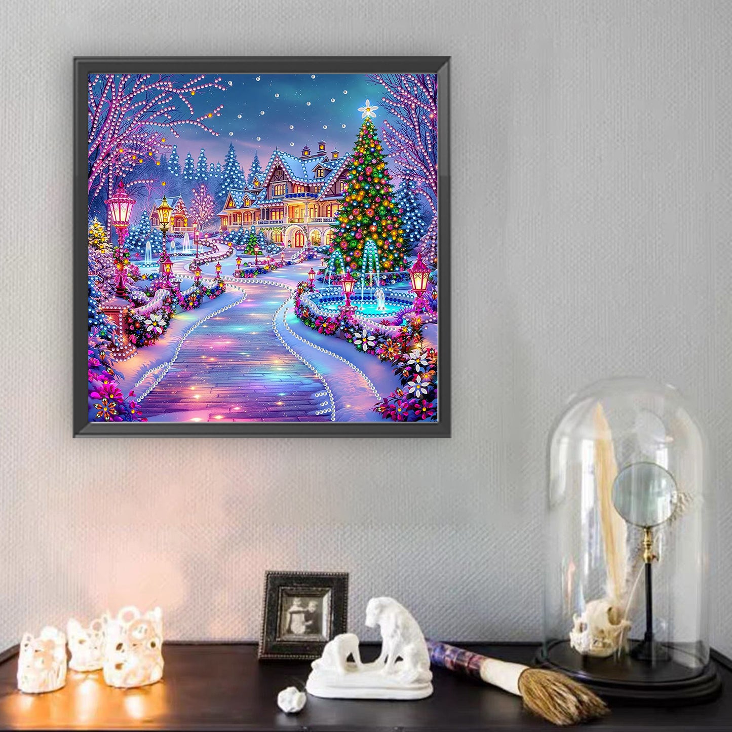 Christmas House - Special Shaped Drill Diamond Painting 30*30CM