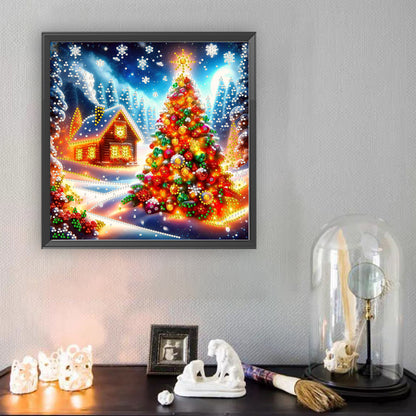 Christmas House - Special Shaped Drill Diamond Painting 30*30CM