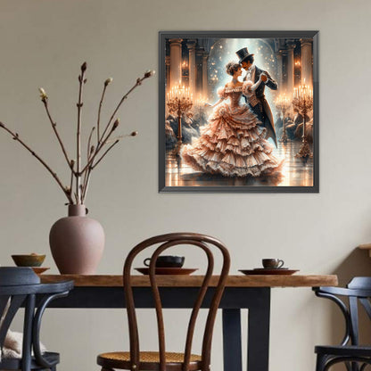 Vintage Dance Partners - Full Round Drill Diamond Painting 40*40CM