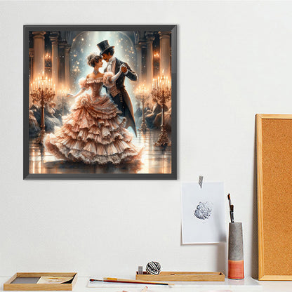 Vintage Dance Partners - Full Round Drill Diamond Painting 40*40CM