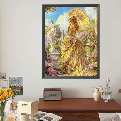 Victorian Girl - Full Round Drill Diamond Painting 40*50CM