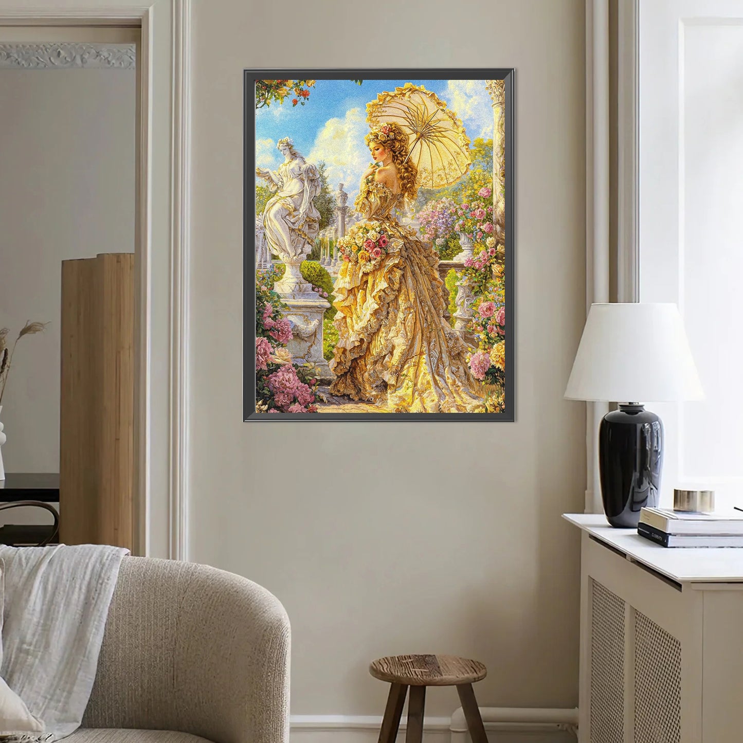 Victorian Girl - Full Round Drill Diamond Painting 40*50CM