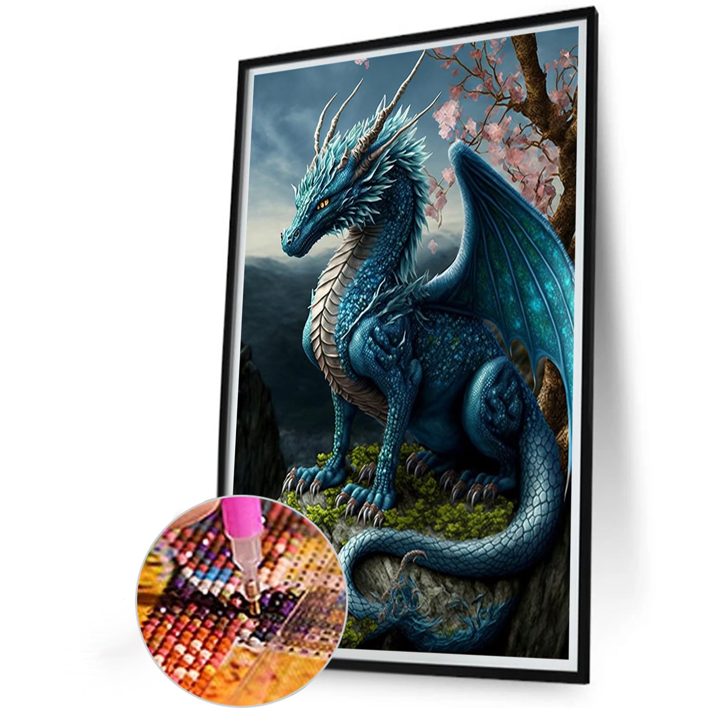 Dinosaurs - Full Round Drill Diamond Painting 40*60CM