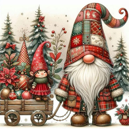 Christmas Elf - Full Square Drill Diamond Painting 40*40CM