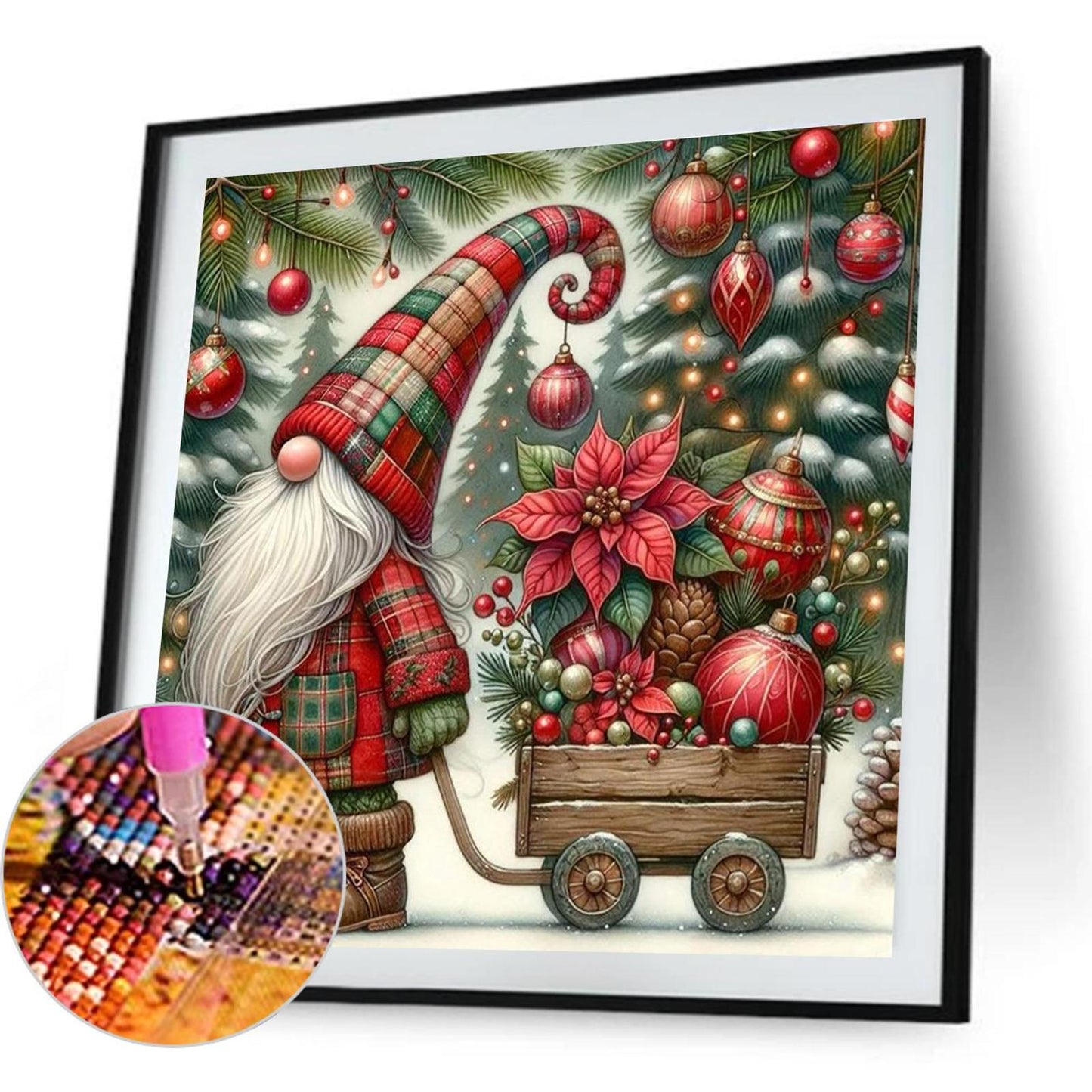 Christmas Elf - Full Square Drill Diamond Painting 40*40CM