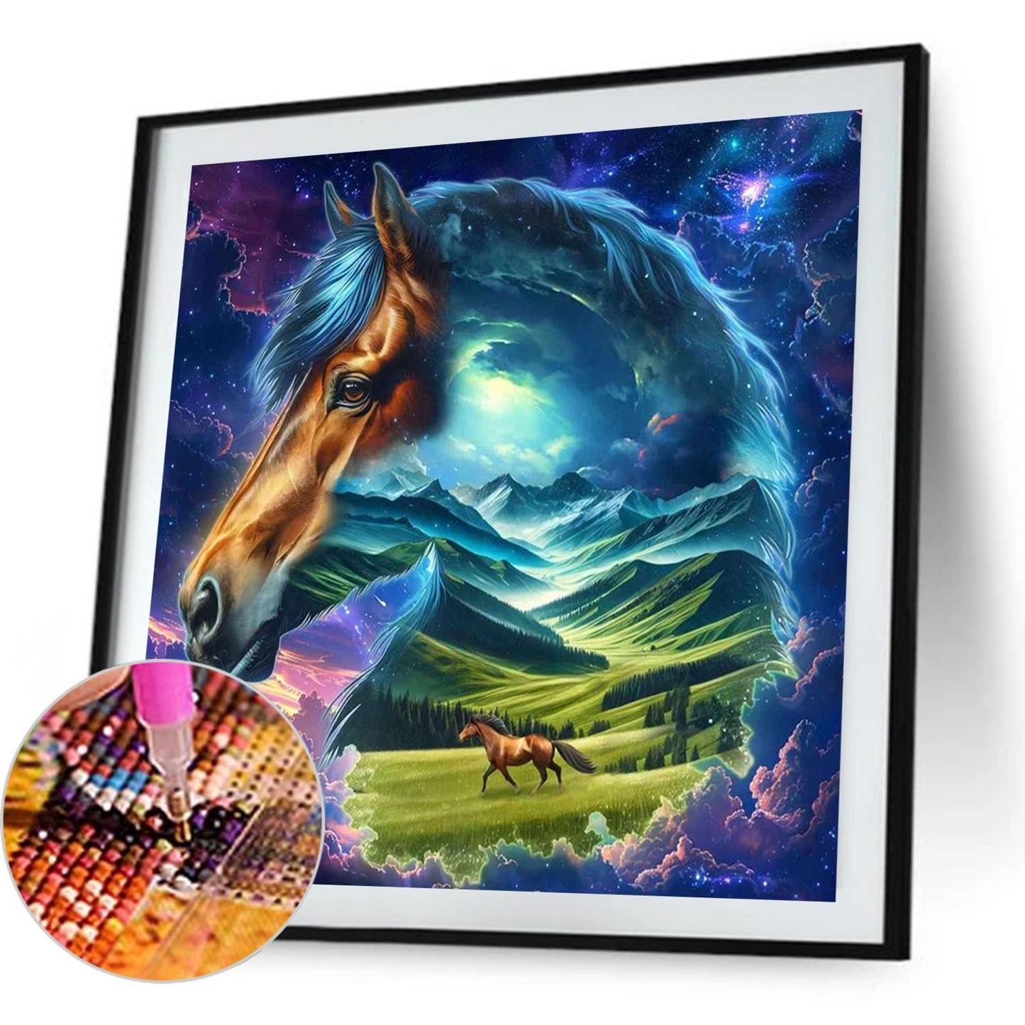 Horse - Full Square Drill Diamond Painting 40*40CM