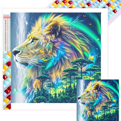 Lion - Full Square Drill Diamond Painting 40*40CM