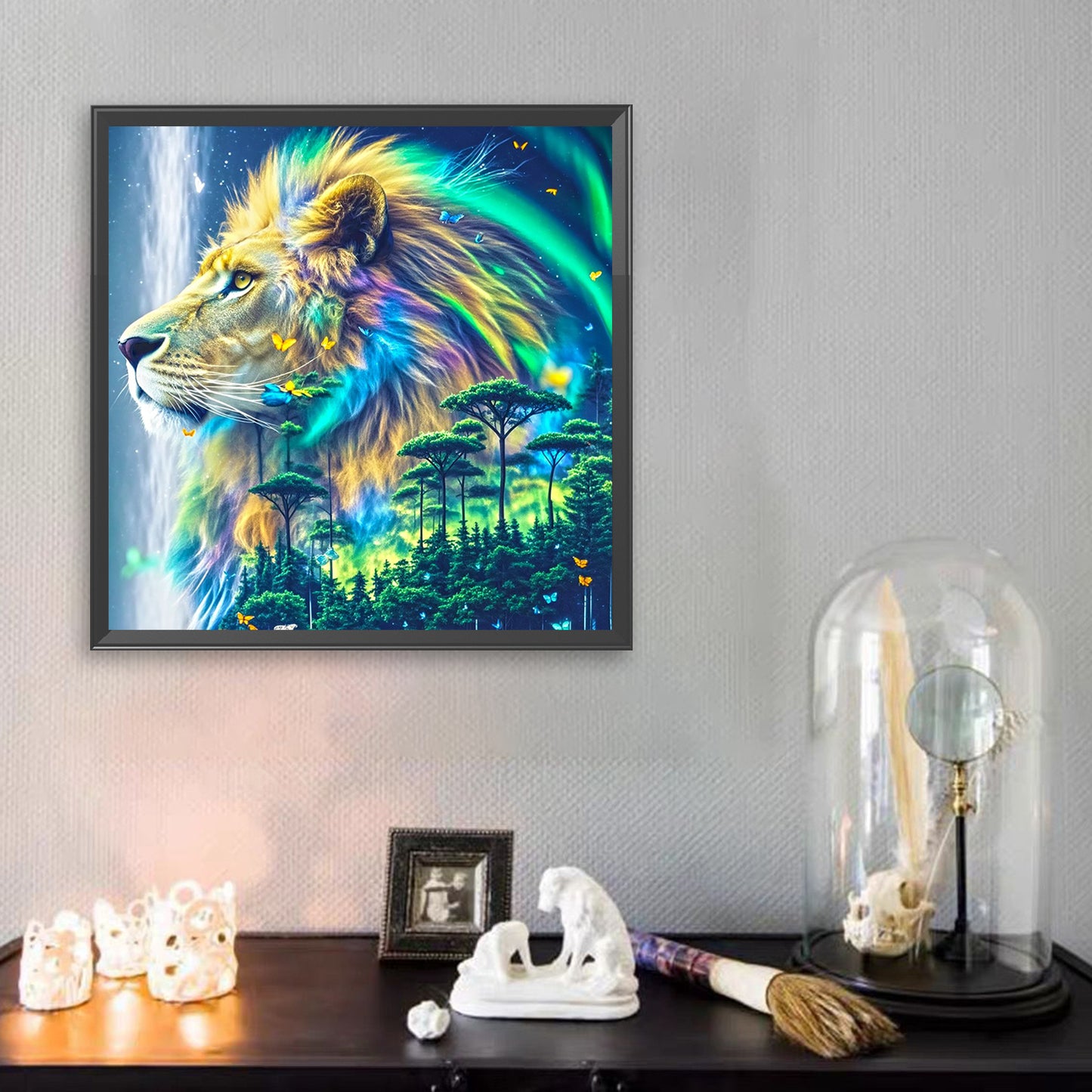 Lion - Full Square Drill Diamond Painting 40*40CM