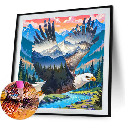 Eagle - Full Square Drill Diamond Painting 40*40CM