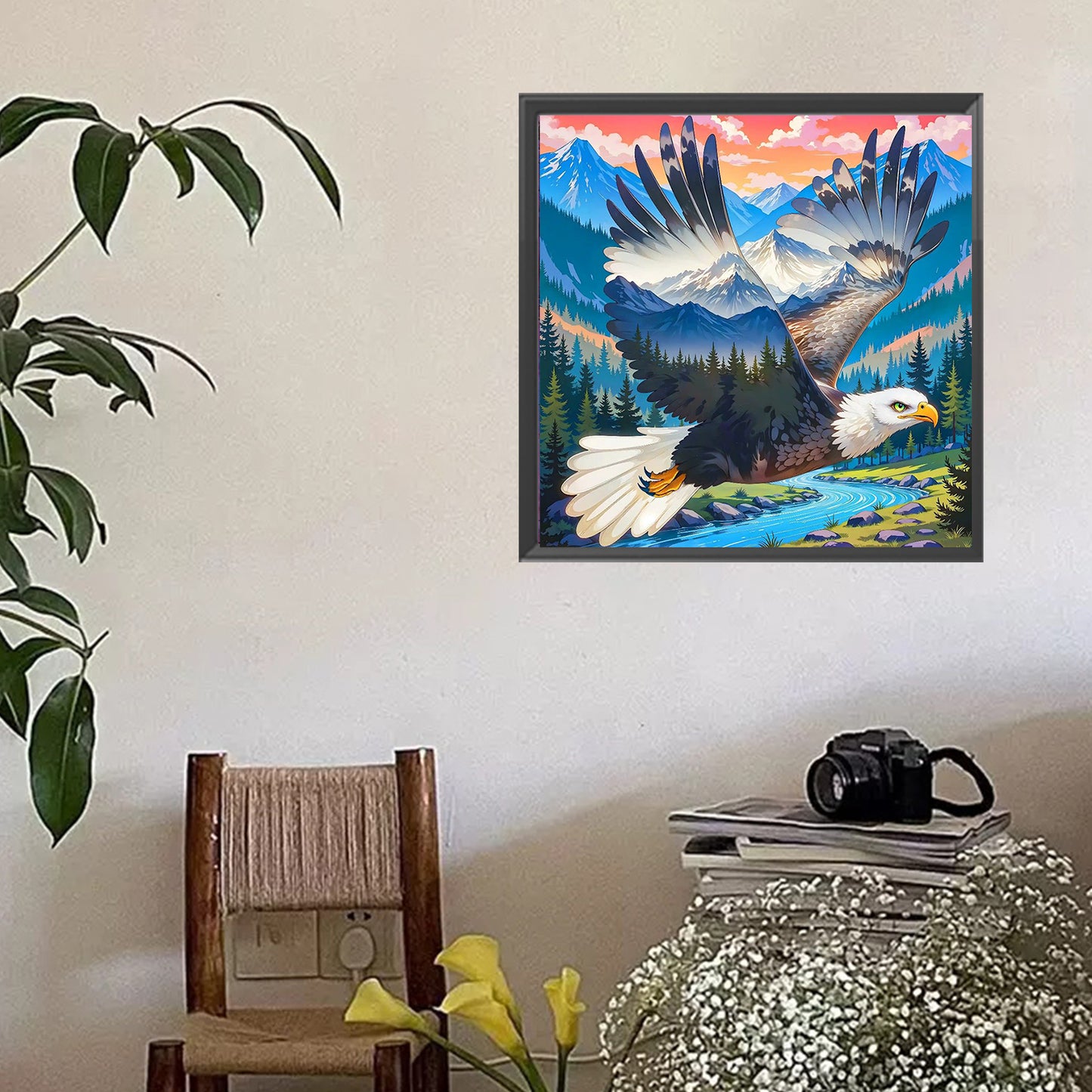 Eagle - Full Square Drill Diamond Painting 40*40CM