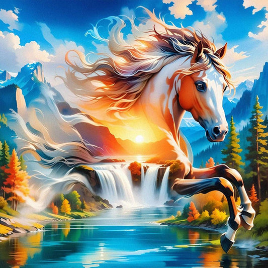 Horse - Full Square Drill Diamond Painting 40*40CM