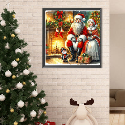 Santa Claus - Full Round Drill Diamond Painting 40*40CM