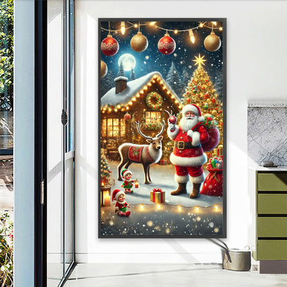Santa Claus - Full Round Drill Diamond Painting 40*70CM