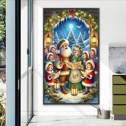 Christmas Atmosphere - Full Round Drill Diamond Painting 40*70CM