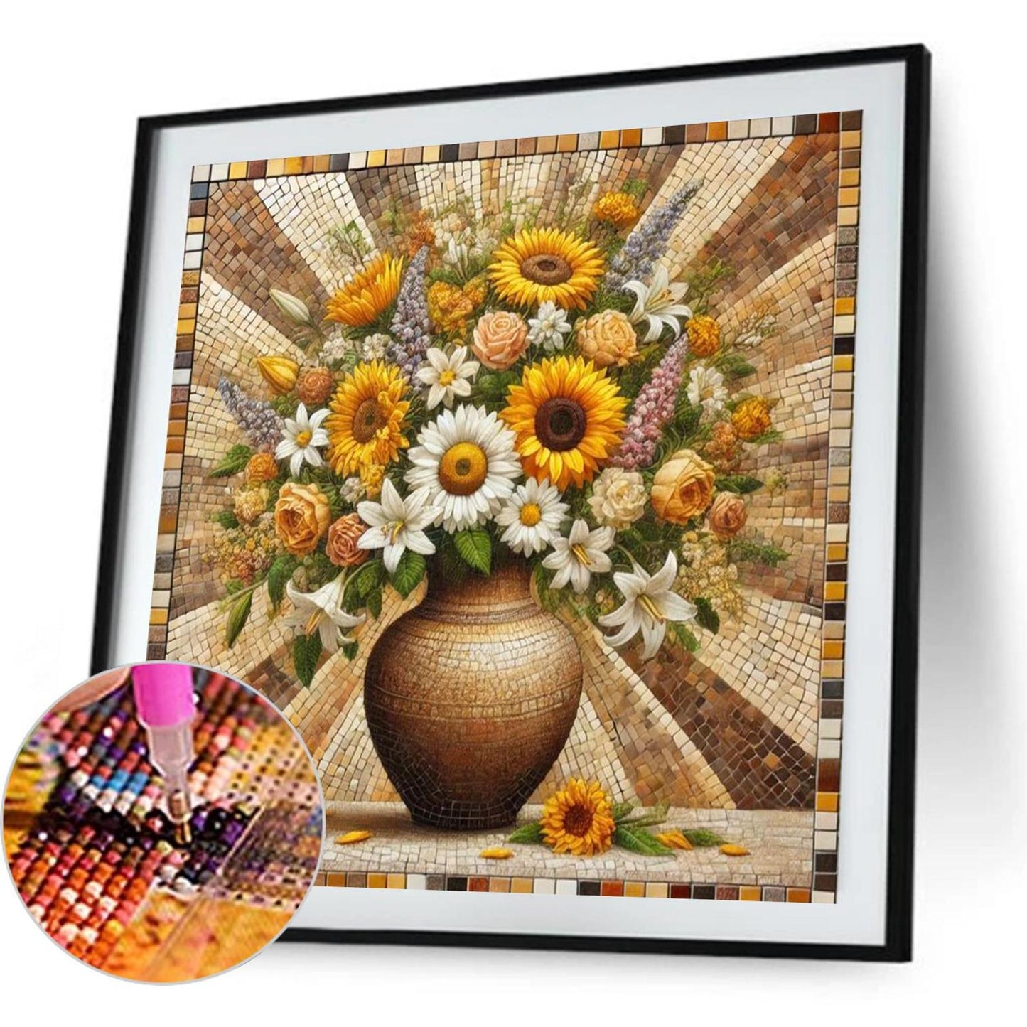 Sunflower - Full Square Drill Diamond Painting 40*40CM