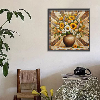 Sunflower - Full Square Drill Diamond Painting 40*40CM