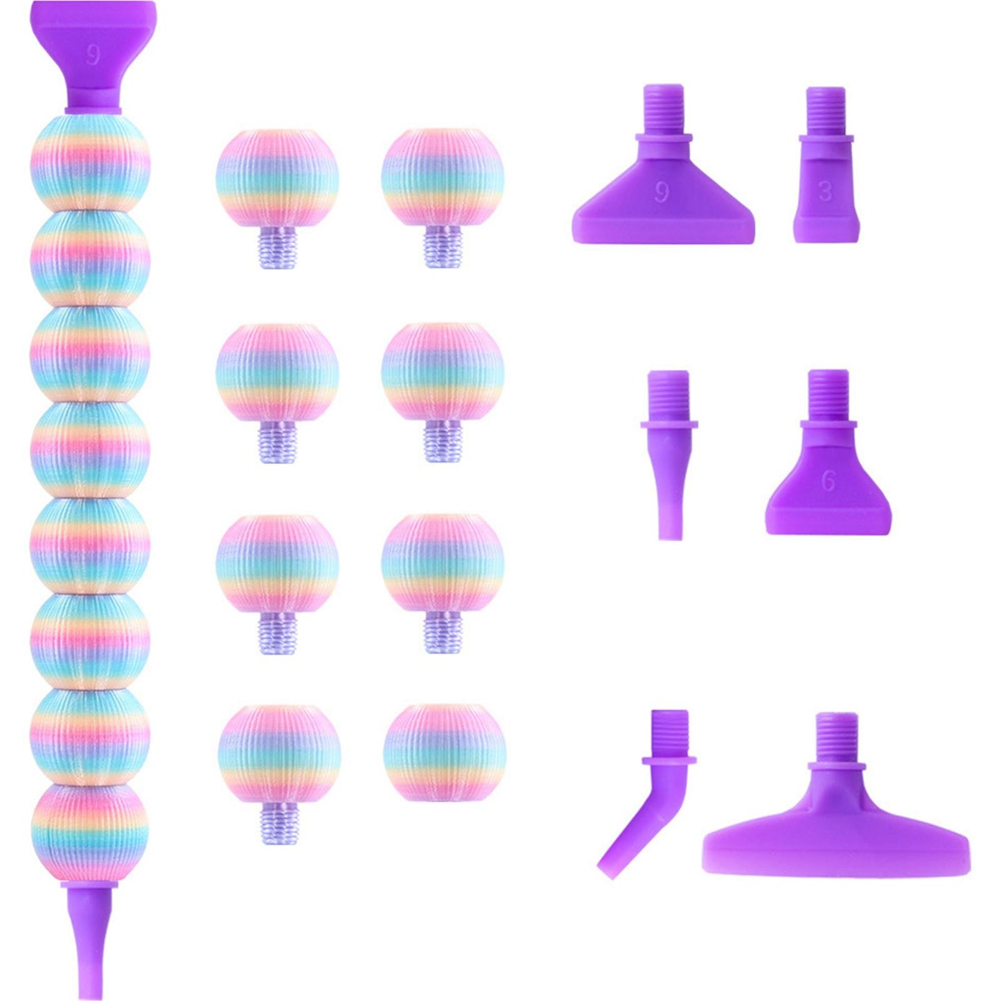 5D Diamond Painting Pen Kit Diamond Art Pen for DIY Diamond Art (Colorful)