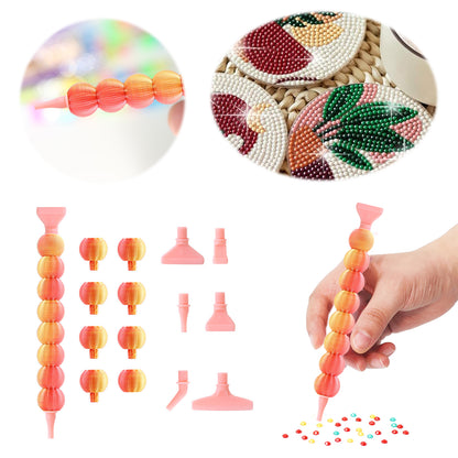 5D Diamond Painting Pen Kit Diamond Art Pen for DIY Diamond Art (Gold Red)