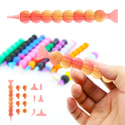 5D Diamond Painting Pen Kit Diamond Art Pen for DIY Diamond Art (Gold Red)