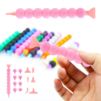 5D Diamond Painting Pen Kit Diamond Art Pen for DIY Diamond Art Tools (Pink)