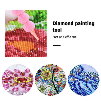 5D Diamond Painting Pen Kit Diamond Art Pen for DIY Diamond Art Tools (Pink)