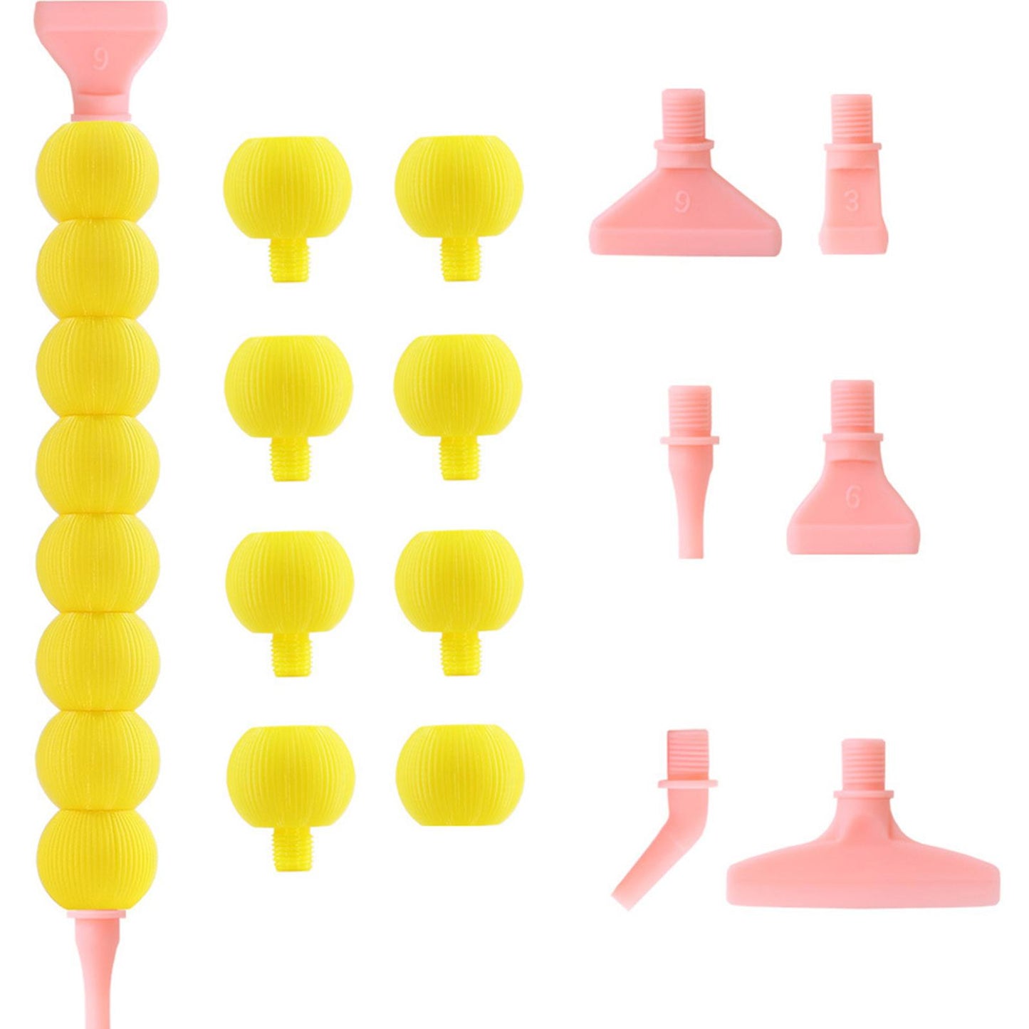 5D Diamond Painting Pen Kit Diamond Art Pen for DIY Diamond Art Tools (Yellow)