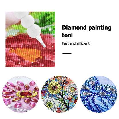 5D Diamond Painting Pen Kit Diamond Art Pen for DIY Diamond Art Tools (White)