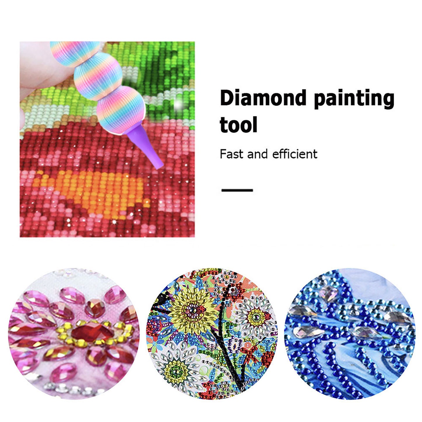 Diamond Painting Pen Diamond Art Pen 5D Diamond Painting Tools (Colorful)