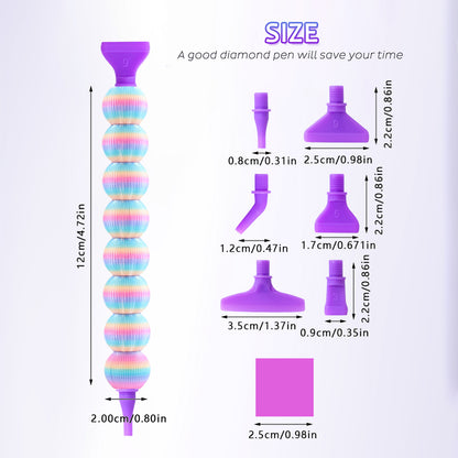 Diamond Painting Pen Diamond Art Pen 5D Diamond Painting Tools (Colorful)