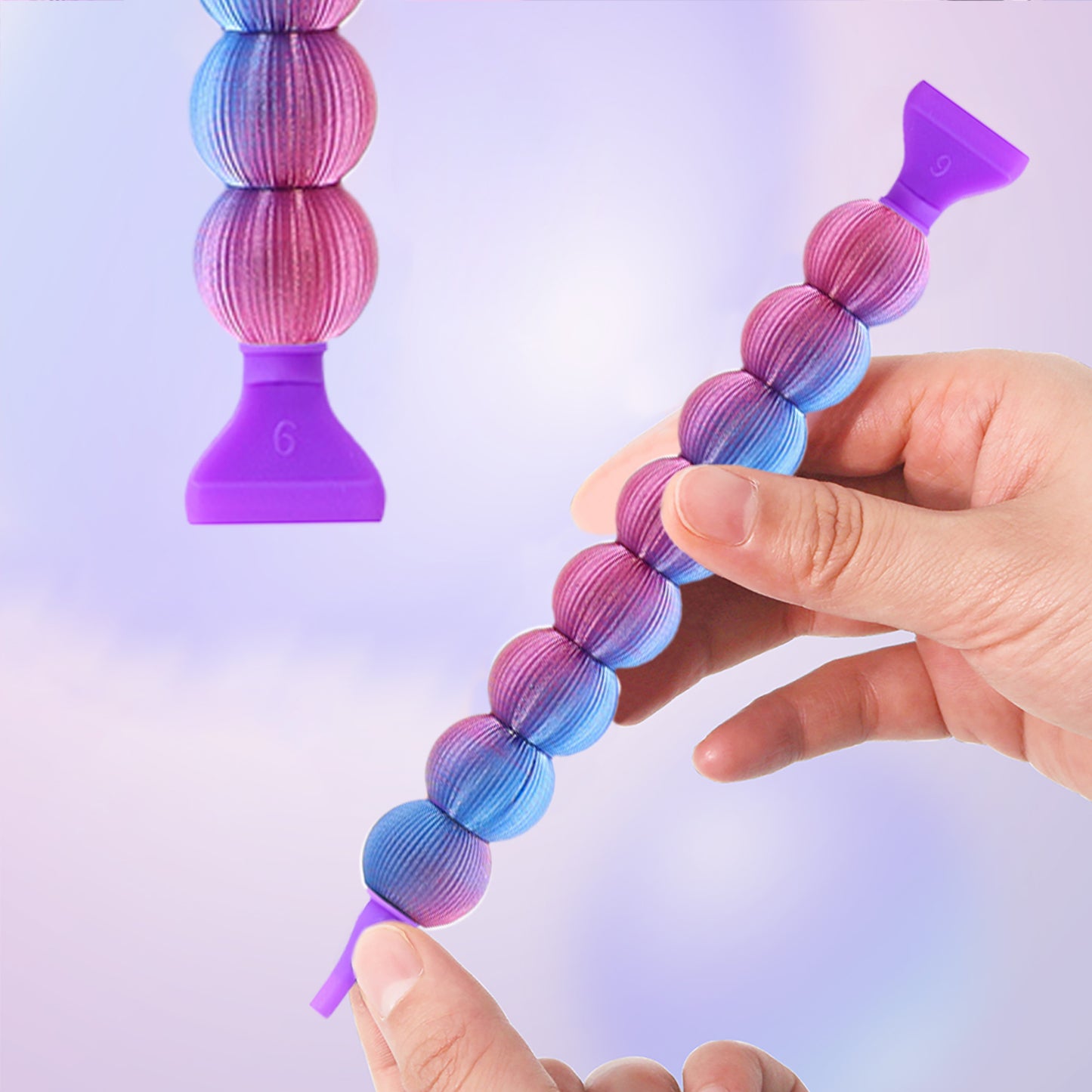 Diamond Painting Pen Diamond Art Pen 5D Diamond Painting Tools (Blue Purple)