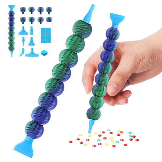 Diamond Painting Pen Diamond Art Pen 5D Diamond Painting Tools (Blue Green)