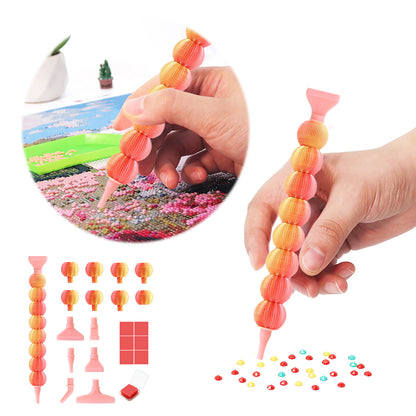 Diamond Painting Pen Diamond Art Pen 5D Diamond Painting Tools (Gold Red)