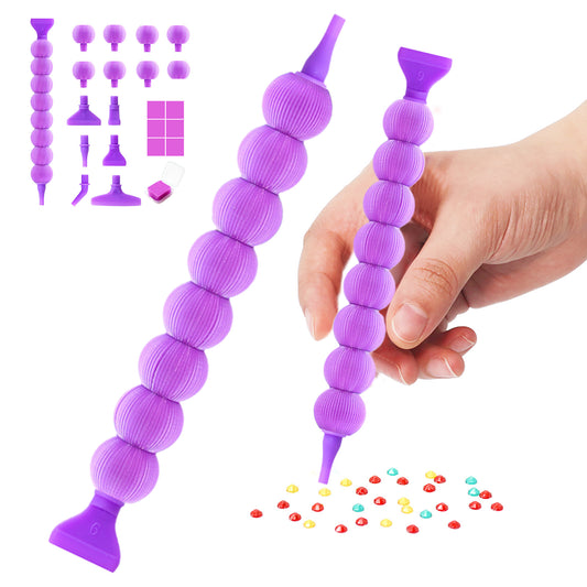 Diamond Painting Pen Diamond Art Pen 5D DIY Diamond Painting Tools (Purple)
