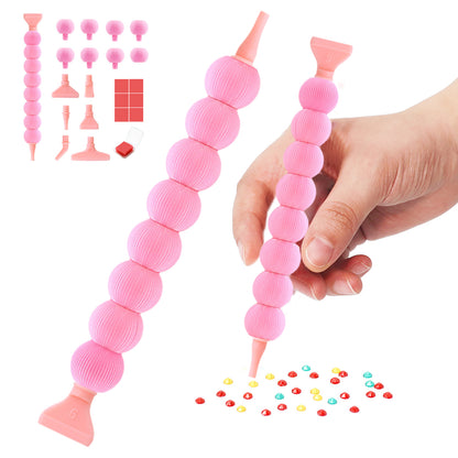 Diamond Painting Pen Diamond Art Pen 5D DIY Diamond Painting Tools (Pink)