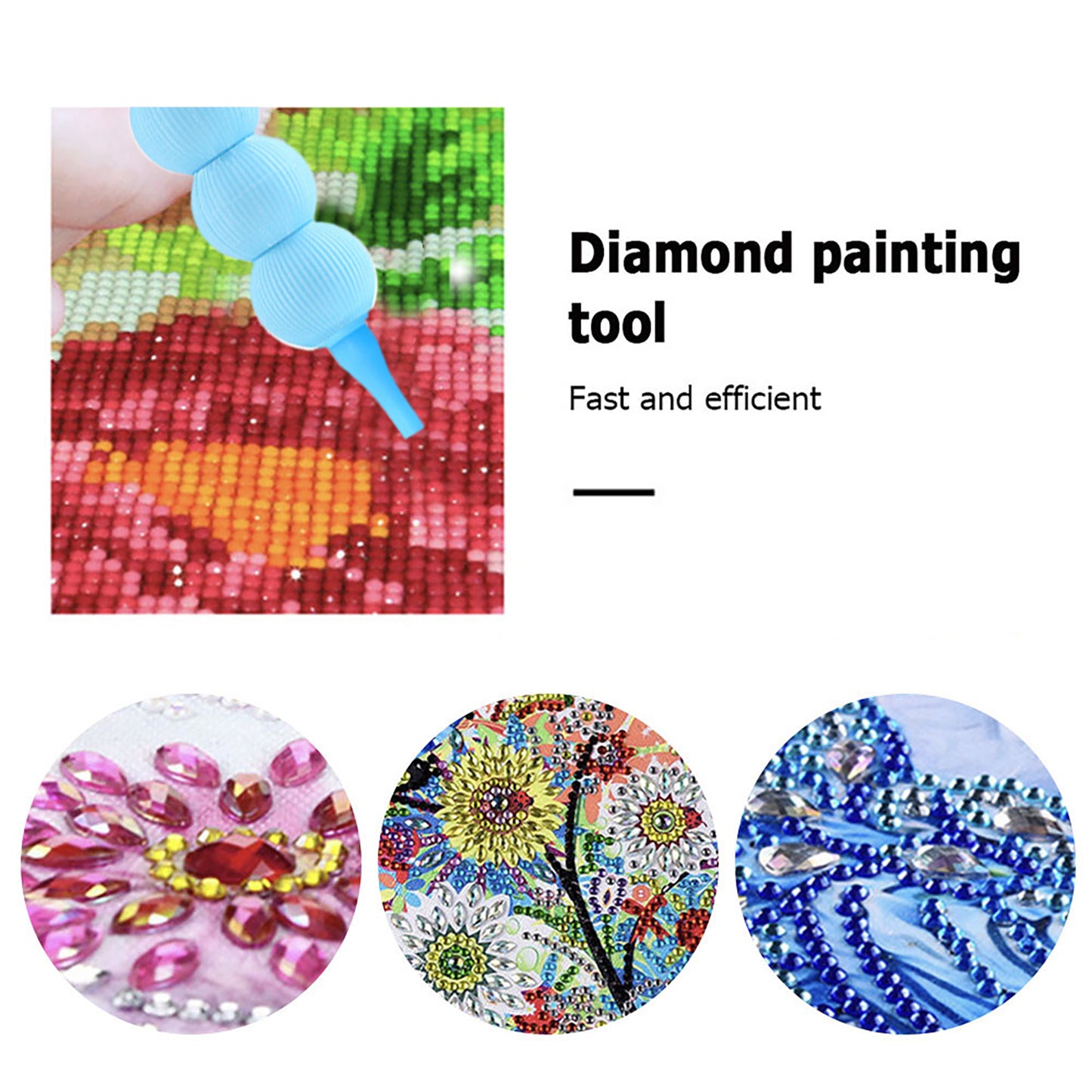 Diamond Painting Pen Diamond Art Pen 5D DIY Diamond Painting Tools (Blue)